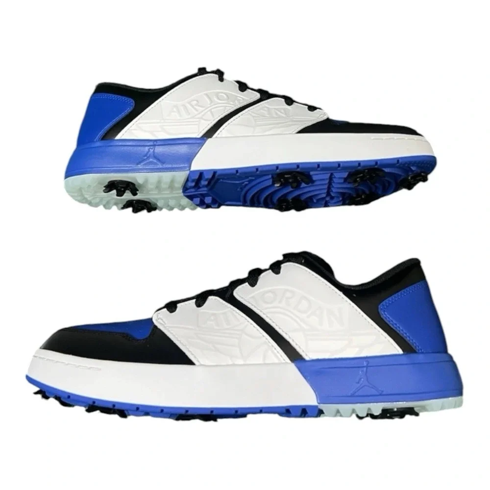 Nike Air Jordan NU Retro 1 G Golf Shoes Blue White Black FZ4153 004 Men's Sz 15